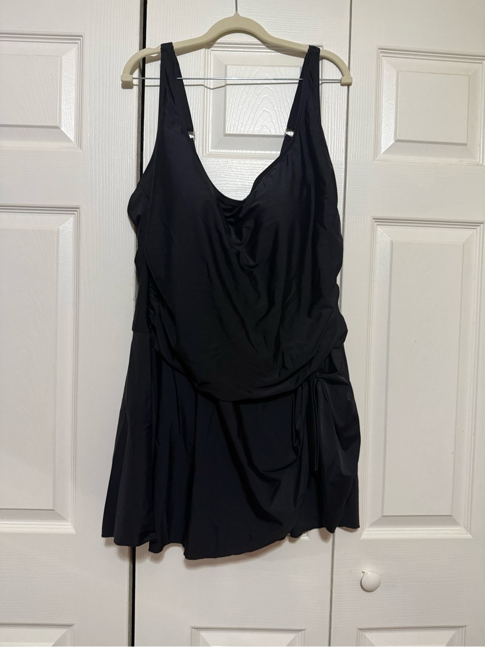 Black Women’s One-Piece Swimdress - Classic Coverage